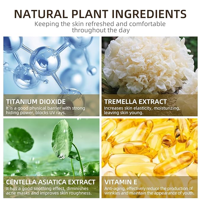 Mushroom Head Air Cushion CC Cream - BB Cream Foundation Makeup Moisturizing Concealer Long-Lasting, Cushion Foundation Full Coverage Self Adjusting for Mature Skin & All Skin Types （Medium Deep)-Velvo Beauty