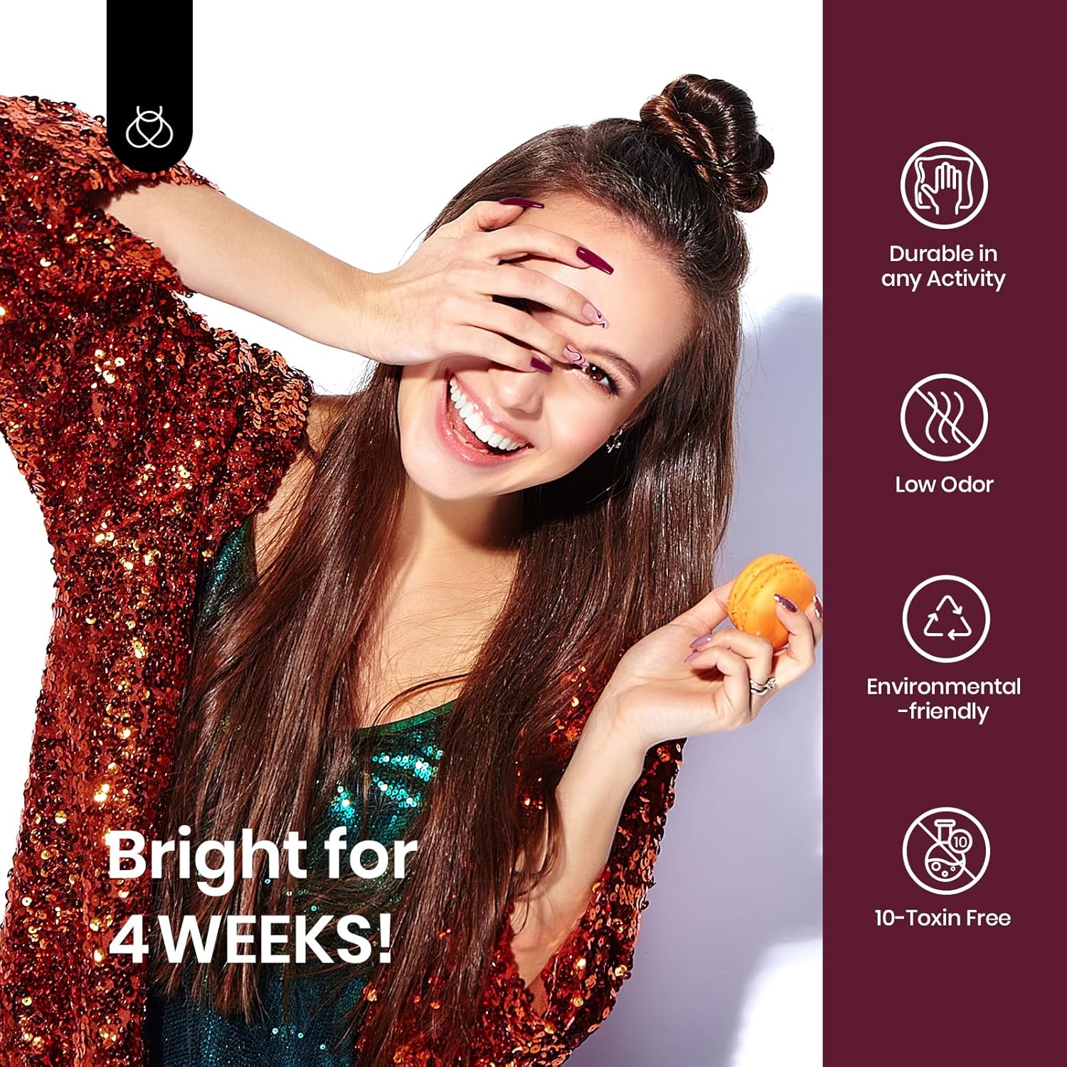 Beetles Dark Red Gel Nail Polish 15 ml Burgundy Red Gel Polish Cherry Wine Purple Color Soak Off LED UV Lamp DIY Art Design Salon Mellow Plum Fall Nail Polish for Women-Velvo Beauty