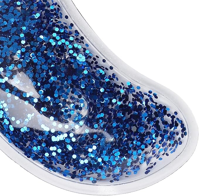 Eye Gel Ice Pack, Reusable Gel Eye, Eye Cooling Pad Hot Cold Eye Patch, Under Eye Patches to Relieve Tired Eyes, Dark Circles(Blue)-Velvo Beauty