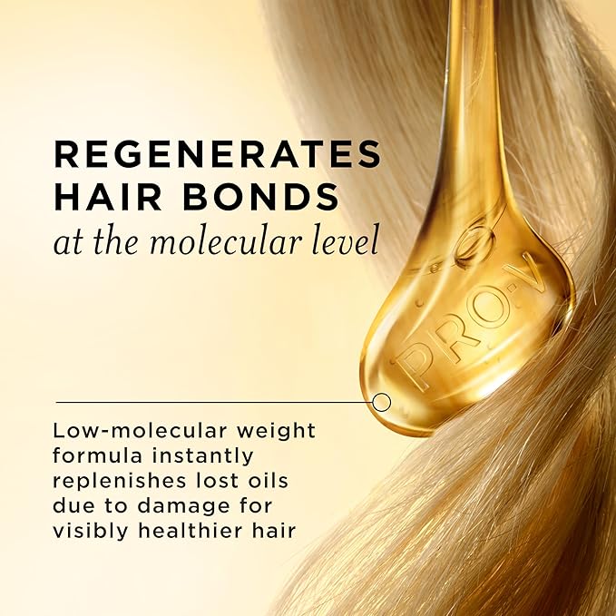 Pantene Miracle Rescue Regenerative Hair Oil - 2.0 FL Oz - Deep Repair Treatment for Dry & Damaged Hair-Velvo Beauty