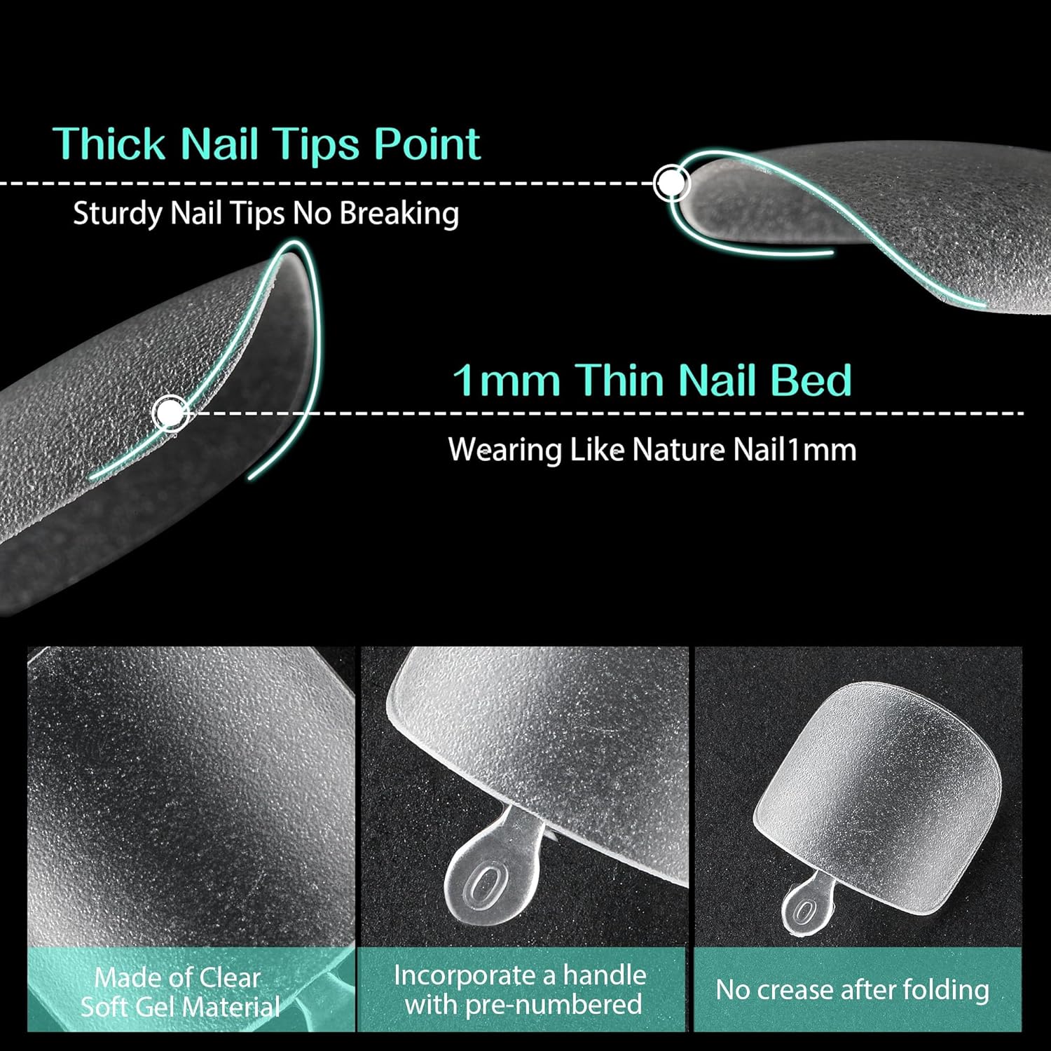 UNA GELLA Toe Nail Tips 312Pcs Short Square False Soft Gel Full Cover ToeNail Tips Matte Press on Fake Toenails 12 Sizes Pre-shape Acrylic Toenails Tips For Nail Extension Home DIY Nail Salon-Velvo Beauty