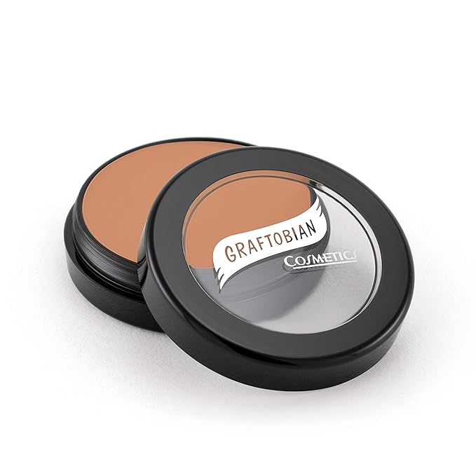 Graftobian HD Glamour Crème Foundation 1/2oz, Weightless Full Coverage Makeup, 65 Inclusive Shades, For All Skin Types, Natural or Full-Glam Looks, For Professionals and Beginners, Sandstone-Velvo Beauty