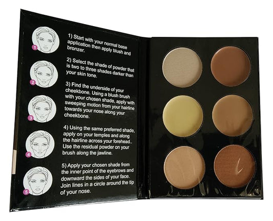 Cameo Contour Palette and Brush Set I-Velvo Beauty