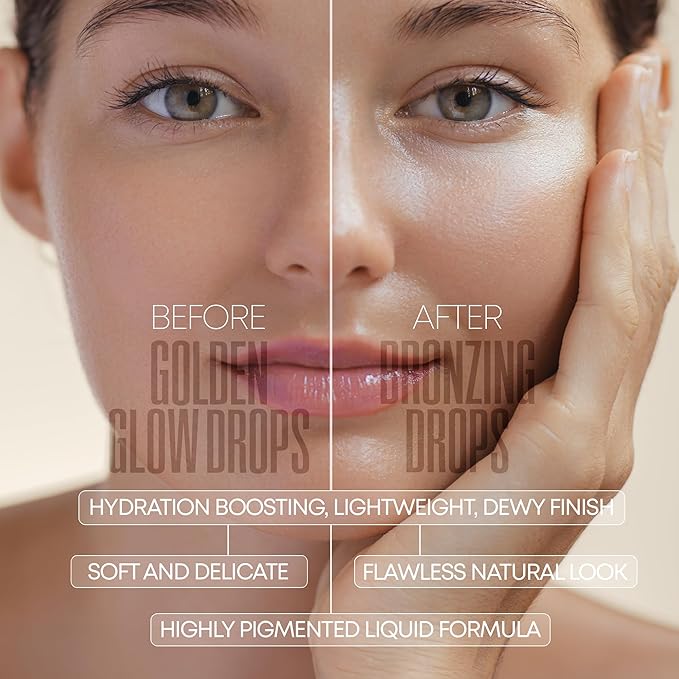 W7 Golden Glow Drops - Liquid Bronzing Drops For Flawless Skin & A Radiant Finish-Velvo Beauty