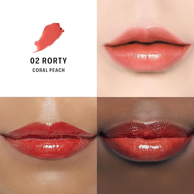 BRAYE Lipsleek Lip Balm, Monochromatic Cream Blush 2-in-1 Face Makeup, Hydrating & Mood Buildable, Vegan + Cruelty-Free Glow for Cheeks l 02 Rorty-Velvo Beauty