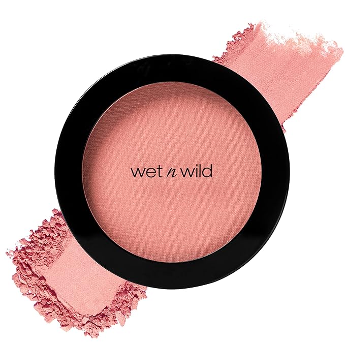 wet n wild Color Icon Blush, Effortless Glow & Seamless Blend infused with Luxuriously Smooth Jojoba Oil, Sheer Finish with a Matte Natural Glow, Cruelty-Free & Vegan - Nudist Society(Packaged)-Velvo Beauty