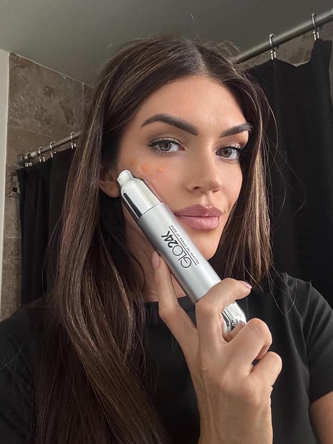 GLO24K Instant Wrinkle Filler for Face, XL Lifting Cream for Eye and Face, Lift and Tightening Non-Invasive with Hyaluronic Acid, 24k Gold, Peptides and Vitamins for Youthful Appearance, 1.2 fl oz-Velvo Beauty