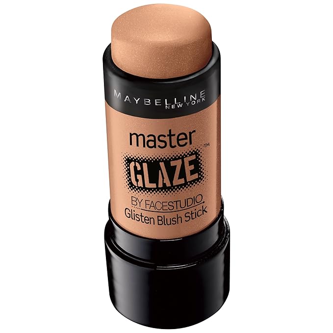 Maybelline New York Face Studio Master Glaze Glisten Blush Stick, Warm Nude, 0.24 Ounce-Velvo Beauty