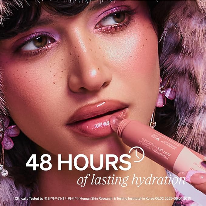 LipLock Jelly Serum for Dry Lips, Long-Lasting, Hydrating, Plumping, Glossy Mask with Rose PDRN, Carrot Collagen, Pillow Peptide, Moisturizing Tinted Lip Balm. (Pink Flan)-Velvo Beauty