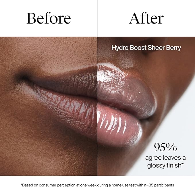 Neutrogena Hydro Boost Hyaluronic Acid Lip Balm, Nourishing Vitamin E Leaves Lips Feeling Hydrated, Sheer Pink Tinted Color with a Sweet Berry Flavor, Sheer Berry, 0.5 oz (Pack of 2)-Velvo Beauty