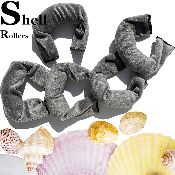 Aimin Hair Rollers Night Sleep Foam Hair Curler Rollers Flexible Soft Pillow Hair Rollers DIY Sponge Hair Styling Rollers Tools set (18 pcs gray) …-Velvo Beauty