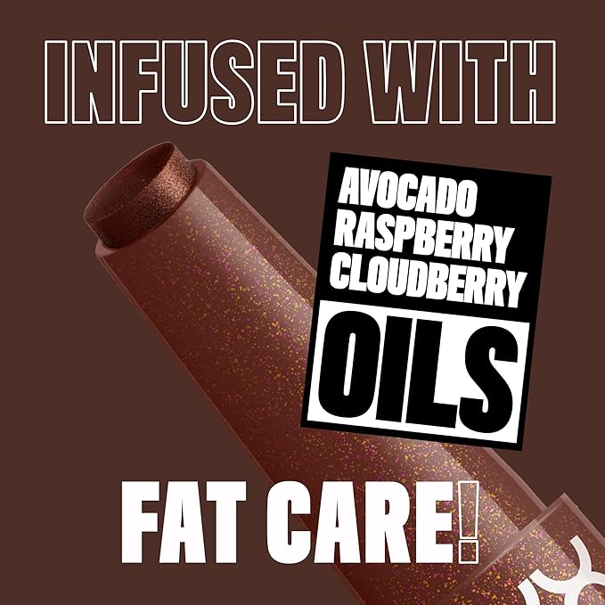 NYX PROFESSIONAL MAKEUP Fat Oil Slick Click, Lightweight, Buildable, Pigmented Vegan Lip Balm - Trending Topic-Velvo Beauty