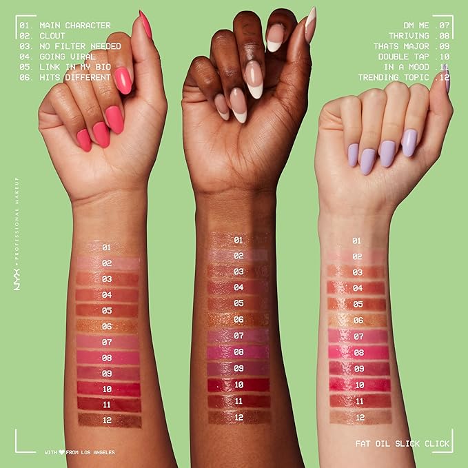 NYX PROFESSIONAL MAKEUP Fat Oil Slick Click, Lightweight, Buildable, Pigmented Vegan Lip Balm - No Filter Needed-Velvo Beauty