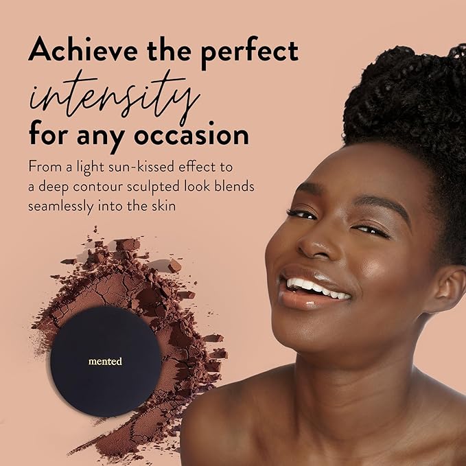 Mented Cosmetics Made in Italy, Cruelty Free Makeup, Vegan, Paraben Free, Shimmer Bronzer, Highlighter Bronzing Powder Palette for Face with Vitamin E + A, 0.35oz/10g, Yacht Life-Velvo Beauty