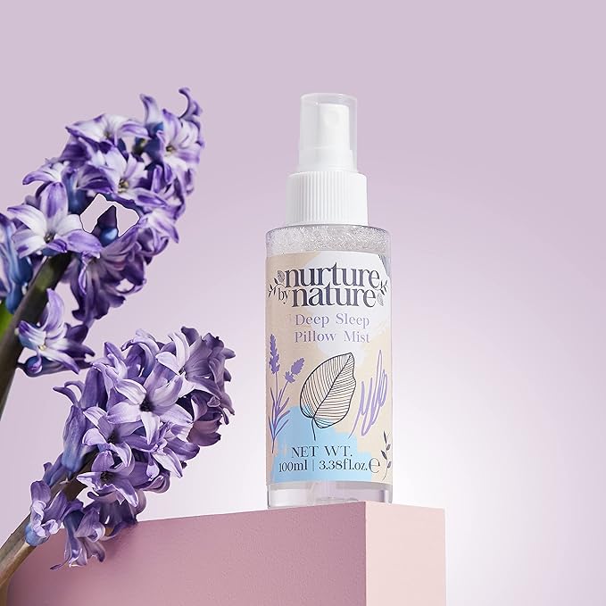 Nurture by Nature's MOMENT FOR MAMA Gift Set, Lavender Pillow Mist, Spa Gift Baskets for Women, 6 Pcs Per Bath Set, Mom Spa Gift Set, Relaxation Kit, Body butter, Shower Oil, Essential Oil Roll on-Velvo Beauty