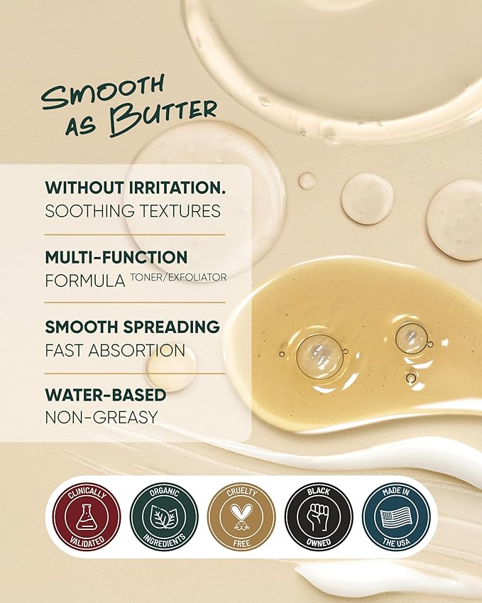 Buttah Skin Supreme Kit for Melanin Rich Skin | Oil-Free Hyaluronic Gel Cream 2 oz | Vitamin C Serum 1 oz | Cleanser 3.4 oz | Rosewater Toner 3.4 oz | Black Owned Skincare-Velvo Beauty