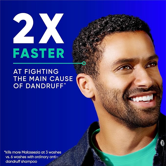 Head & Shoulders Clinical Strength Dandruff Shampoo, Selenium Sulfide Dandruff Defense, Intensive Itch Relief, Seborrheic Dermatitis Relief, Cooling Menthol, 13.5 Fl Oz Each, 2 Pack-Velvo Beauty