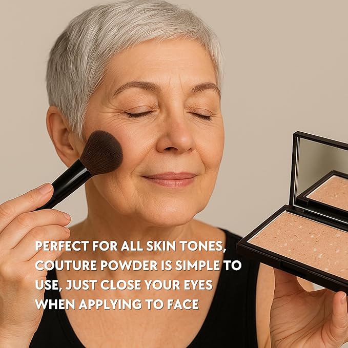 Ready to Wear Lasting Couture Finish - Color Correcting Powder Makeup Compact, Universal Correcting Foundation - Deluxe Size-Velvo Beauty