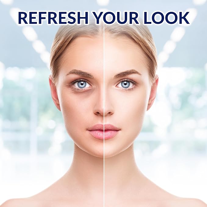 Stylia Under Eye Patches for Puffy Eyes and Dark Circles (20 Pairs) - 24k Gold Under Eye Mask with Vitamin C, Hyaluronic Acid, Pearl Extract - Eye Masks for Dark Circles and Puffiness-Velvo Beauty