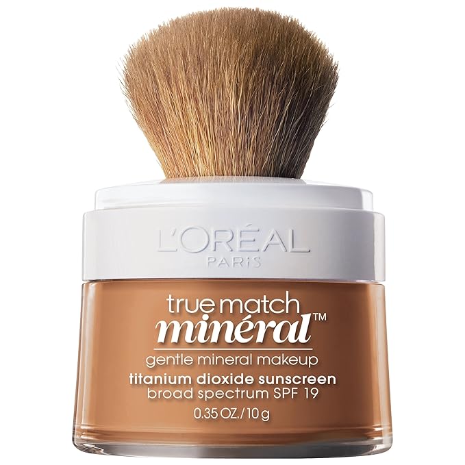 L’Oréal Paris True Match Mineral Loose Powder Foundation, Classic Tan, 0.35oz-Velvo Beauty
