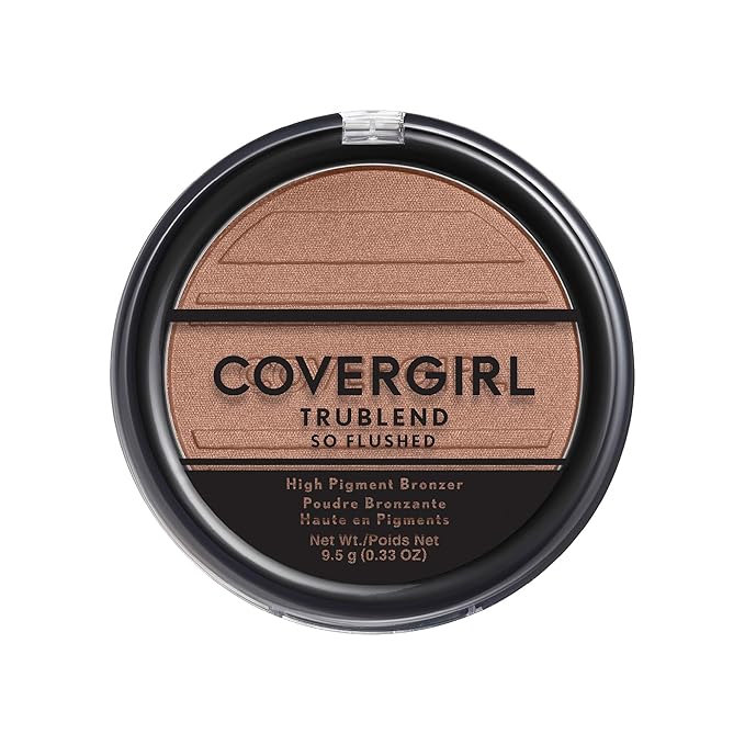 COVERGIRL Trublend So Flushed High Pigment Bronzer, Sunset Glitz, 0.33 Oz, 1 Count (Pack of 1)-Velvo Beauty