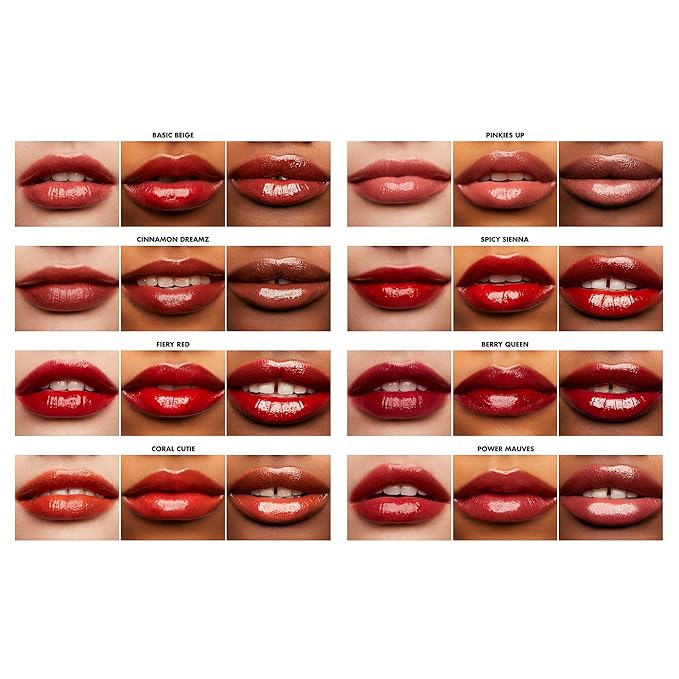 e.l.f. Glossy Lip Stain, Long-Lasting, Lightweight Lip Stain For A Sheer Pop Of Color & Subtle Gloss Finish, Vegan & Cruelty-Free, Fiery Red-Velvo Beauty