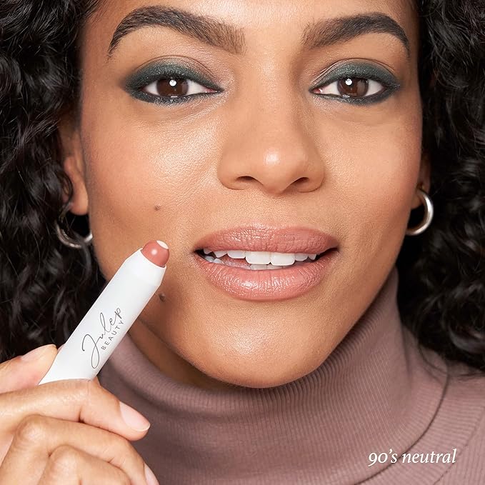 Julep It's Balm: Tinted Lip Balm + Buildable Lip Color - Vintage Mauve, Sheer Iridescence, 90's Neutral - Natural Gloss Finish - Hydrating Vitamin E Core - Vegan-Velvo Beauty