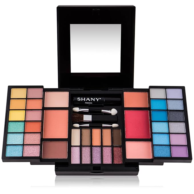 SHANY Timeless Beauty Makeup Kit - 36 Eye Shadow colors, 6 Blushes, Mini Mascara, and Applicators-Velvo Beauty