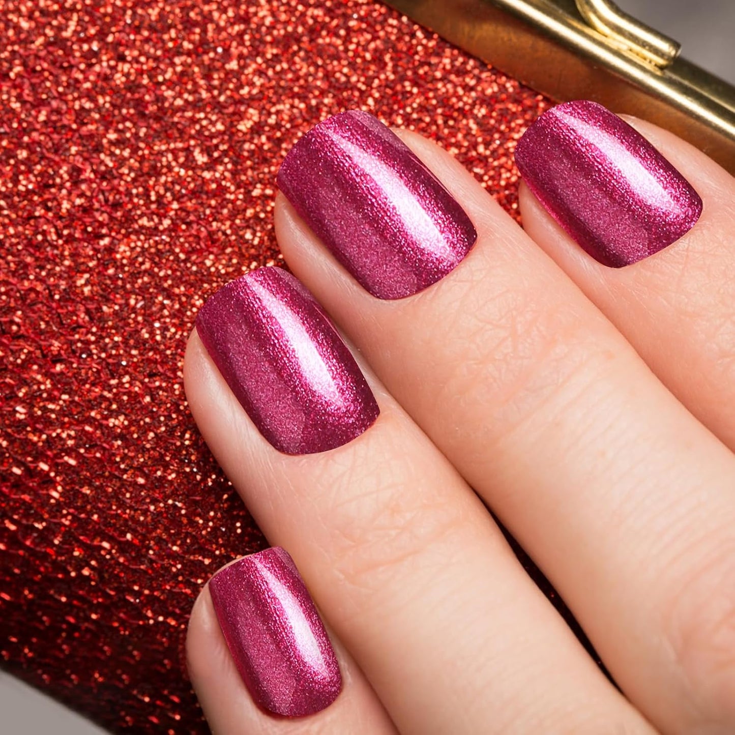 Major Dijit Quick Dry Nail Polish Bright Red Summer Nail Lacquer for Nail Art Regular Nail Polish 0.41 fl oz.-Velvo Beauty