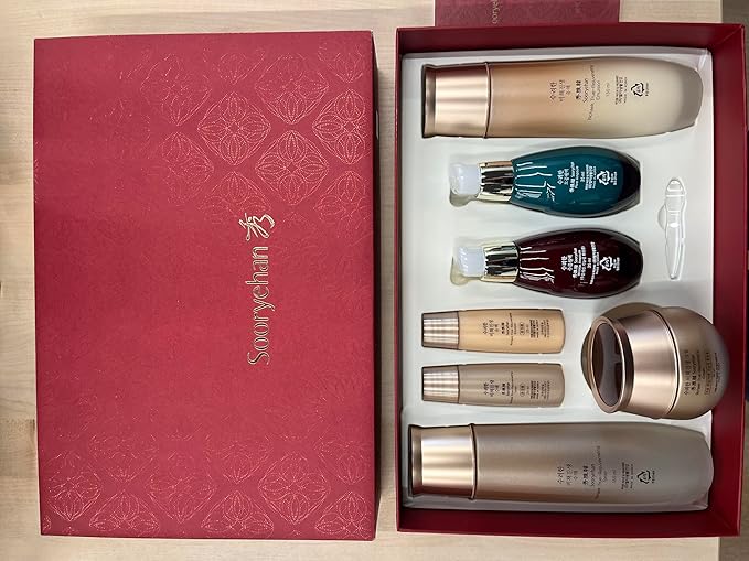SOORYEHAN Bichaek True-Rejuvenating Skincare Special Set (430 ml/14.54 fl oz) - Skin Elasticity, Wrinkle and Pore Improvement, Korean Medicine Extracts-Velvo Beauty