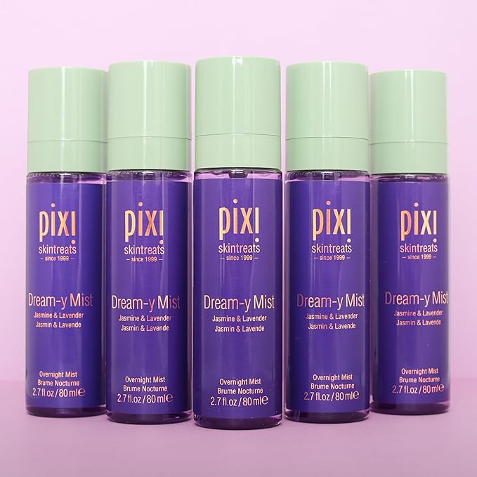 Pixi Beauty Dream-y Mist | Elixir Facial Mist | Help Hydrate & Preserve Skin with Jasmine, Lavender, Chamomile, 80ml-Velvo Beauty