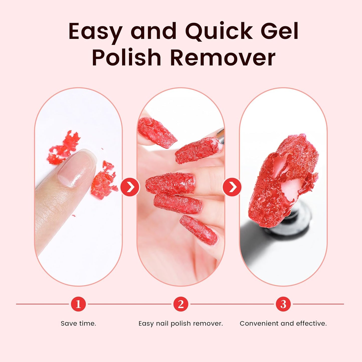 AIJIMEI Nail Polish Remover Kit 4FL.OZ 2PCS, Fast Efficient Gel Polish Remover for Nail Polish Gel, Nails Remove Soak Off Nail Gel Polish Dipping Powder Remover Acrylic nails-Velvo Beauty