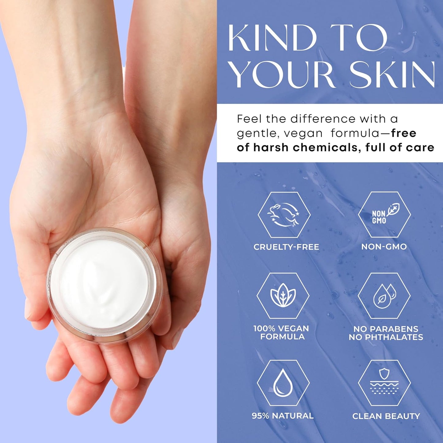 Hyaluronic Acid & Collagen Face Moisturizer - Dermatologist Tested, Anti-Aging, Restores Elasticity - Hydrating, Clean Beauty, Cruelty-Free Korean Skincare for All Skin Types - 1.69 Fl oz-Velvo Beauty