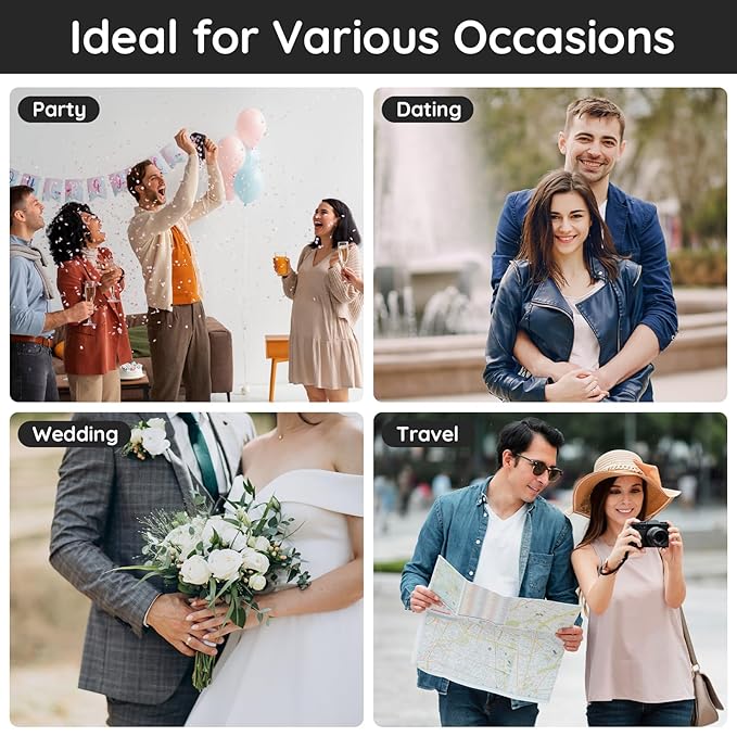 Segbeauty 5 Packs Travel Perfume Bottle Refillable, 10ML Mini Portable Glass Spray Bottles Atomizer, Empty Cologne Sample Dispenser with Funnel and Pipette, Perfume Making Kit Toiletries Container-Velvo Beauty