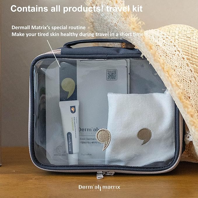 DERM·ALL MATRIX] Travel KIT. A travel kit containing all products so you can follow your skincare routine wherever you are. Skin Nourishing. Lifting and Hydrating.Moisturizing.-Velvo Beauty