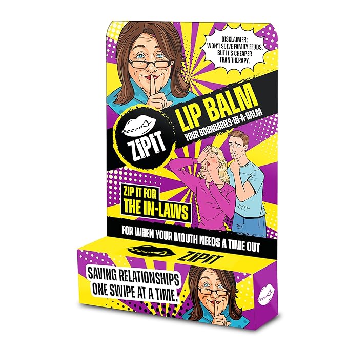 Zip It For In-Laws Lip Balm - Saving Relationships One Swipe At A Time-Velvo Beauty