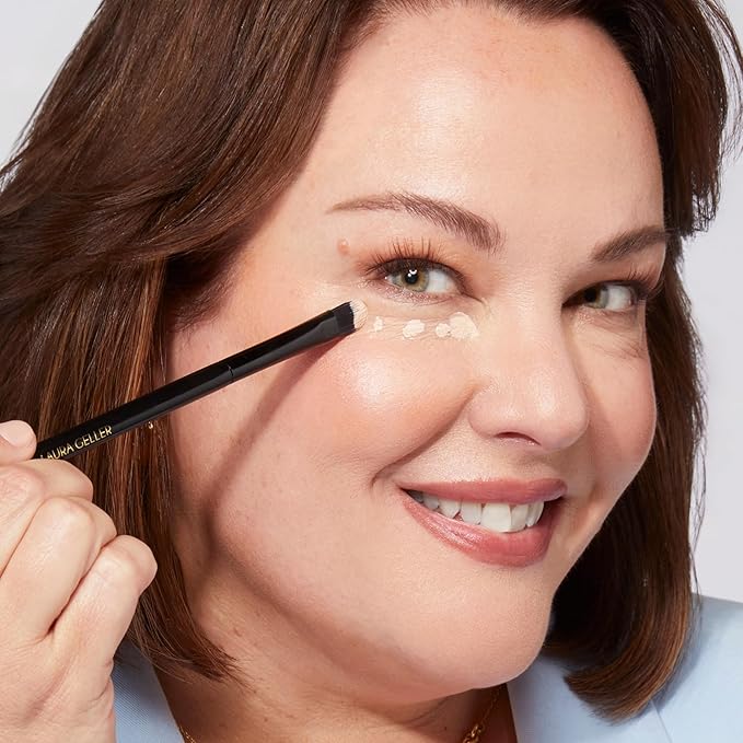 LAURA GELLER NEW YORK The Ideal Fix Concealer - Golden Medium - Buildable Medium to Full Coverage Liquid Concealer - Covers Under Eye Dark Circles & Blemishes - Long-Lasting-Velvo Beauty