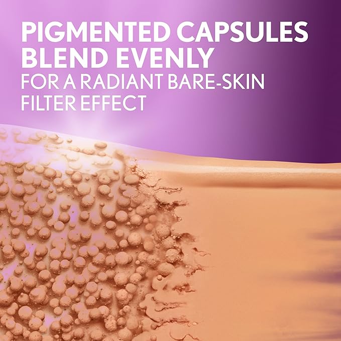 Covergirl Simply Ageless Skin Perfector Essence Foundation, 30 Light-Medium, Tinted Skin Perfector, Skincare Makeup Hybrid, Sheer Tint, Radiant Finish, Skin-Like Finish, Vegan Formula, 1.0oz-Velvo Beauty