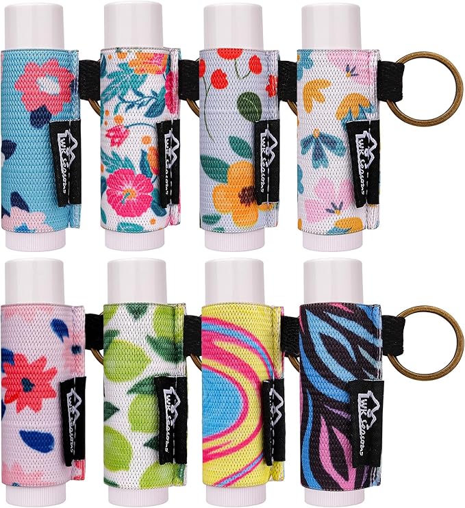WK IEASON Lip Balm Holder Keychain Bulk Chapstick Holder Key chain-Velvo Beauty