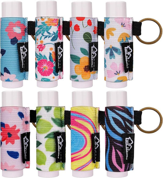 WK IEASON Lip Balm Holder Keychain Bulk Chapstick Holder Key chain-Velvo Beauty