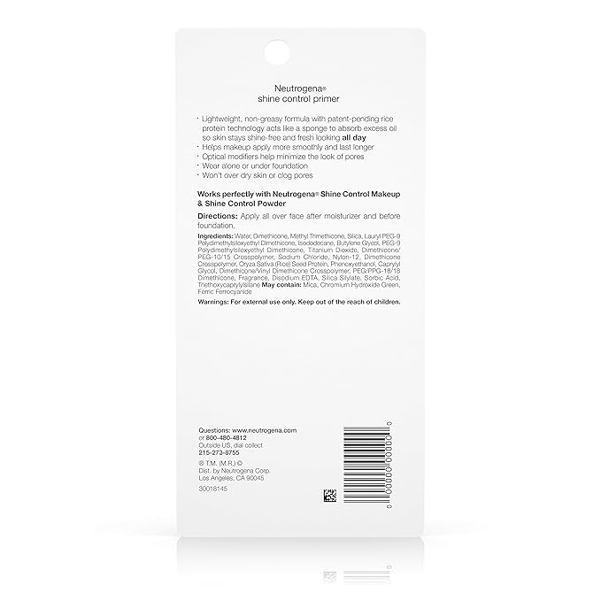Neutrogena Shine Control Primer, 1 Ounce-Velvo Beauty