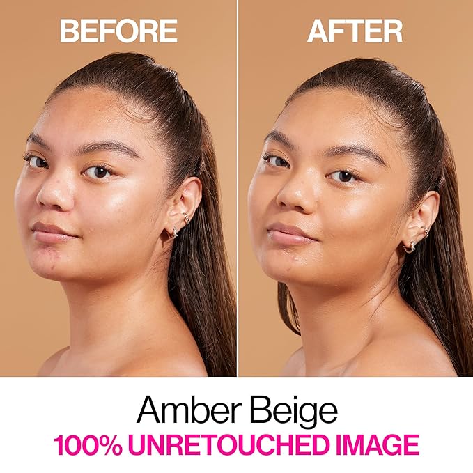 wet n wild Bare Focus Skin Tint, 5% Niacinamide Enriched, Buildable Sheer Lightweight Coverage, Natural Radiant Finish, Hyaluronic & Vitamin Hydration Boost, Cruelty-Free & Vegan - Amber Beige-Velvo Beauty