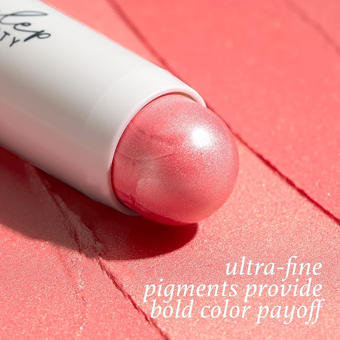 Julep Skip The Brush Cream to Powder Blush Stick - Golden Guava - Blendable and Buildable Color - 2-in-1 Blush and Cheek Makeup Stick-Velvo Beauty