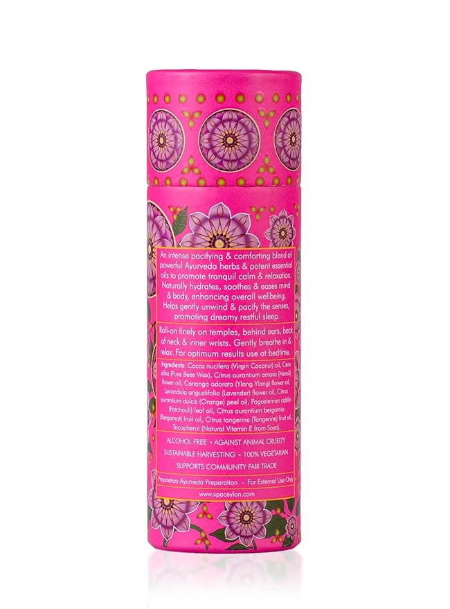 SPA CEYLON SLEEP INTENSE Dream Balm Roll-On | Intense Pacifying Blend | Silicone-Free | Hydrating | Promotes Restful Sleep | Suitable for all skin types-Velvo Beauty