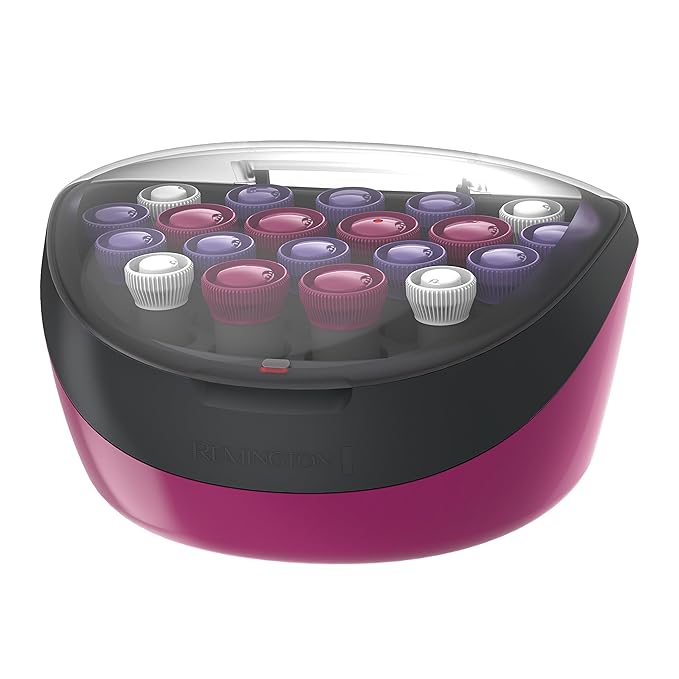 Remington Ionic Conditioning Hair Setter, 20 Velvet Hair Rollers, 6 Large (1¼”), 10 Medium (1"), 4 Small (¾”), Blowout Style Hair Curlers-Velvo Beauty