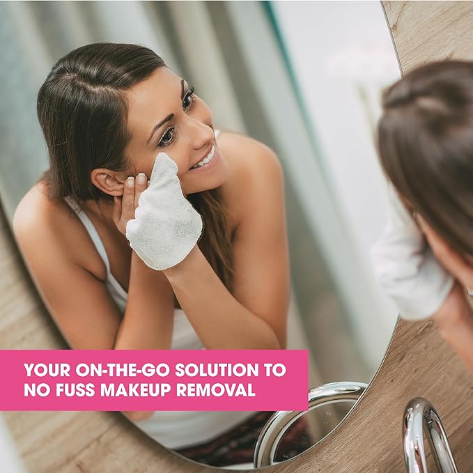 Diamond Wipes Face Cleansing and Waterproof Makeup Remover Wipes, Case of 50 Wipes, Alcohol Free Wipes with Vitamin E-Velvo Beauty