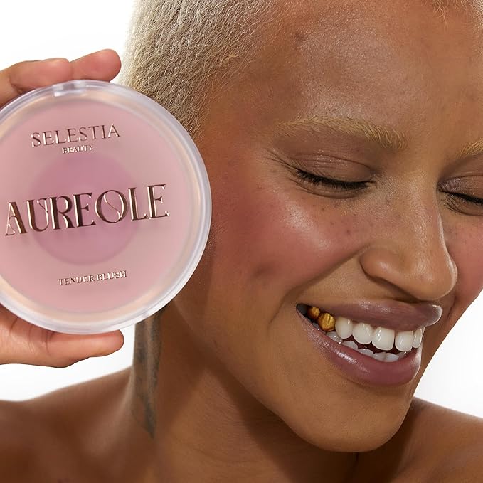 Blush Duo Aureole - High Pigmented Pink Blush for Cheeks - Blush Powder with Matte Finish - Easy-to-Blend Texture - Mix or Use Separately, 0.53 Oz-Velvo Beauty