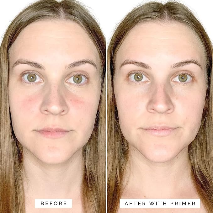 Elizabeth Mott Thank Me Later Color Correcting Face Primer - Niacinamide and Cica Soothes and Neutralizes Uneven Skin Tone and Facial Redness - Grips Makeup for Long-Lasting Wear - Cruelty-Free, 30g-Velvo Beauty