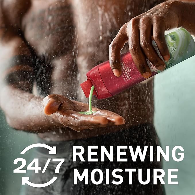 Old Spice Body Wash GentleMan’s Super Hydration for Men, 24/7 Renewing Moisture, Gentle on Skin with Skin Conditioners, Fiji with Palm Tree + Coconut Scent, 20 oz-Velvo Beauty