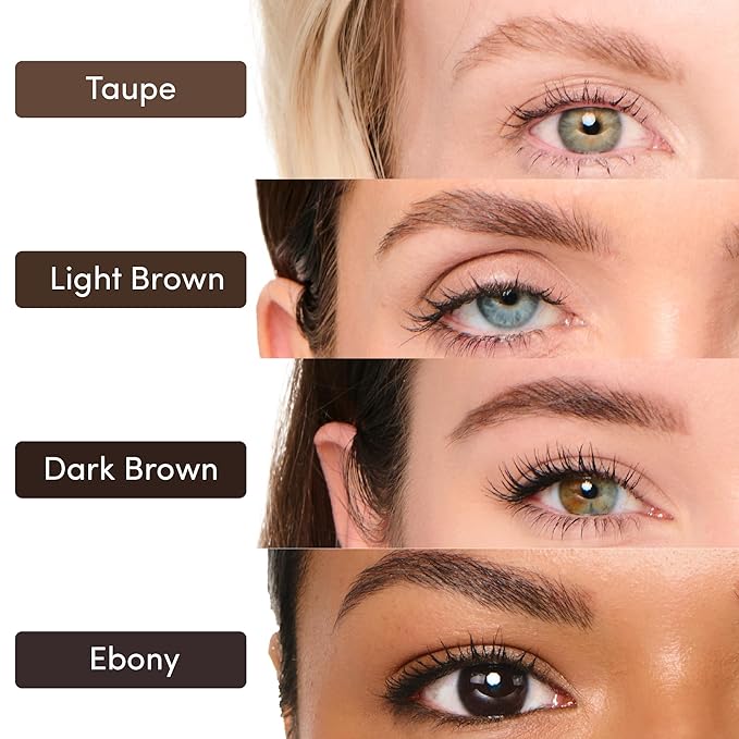 Easy Everyday™ Brow Pencil - Best Eyebrow Pencil for Women, Smudge Proof Hair-Like Strokes, 1.2mm Precision Tip with Spoolie, Vegan (Light Brown)-Velvo Beauty